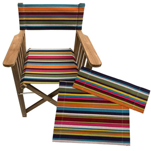 replacement covers for directors chair multi stripe