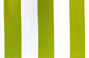 lime green and white stripes 7.7cm wide