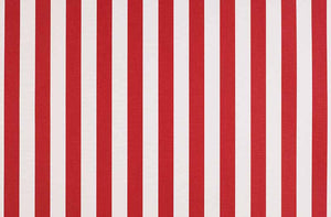 water repellent fabric red and white stripe