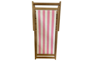pink white stripe fabric for deckchair