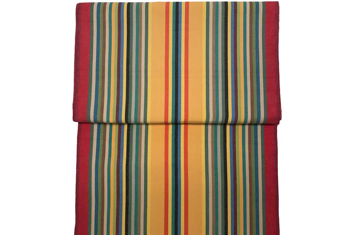Replacement Deck Chair Slings medley of colours in narrow stripes  