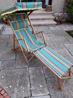 Recover Edwardian Deck Chair