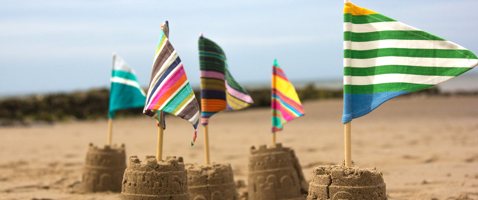 Sandcastle Flags | Striped Flags