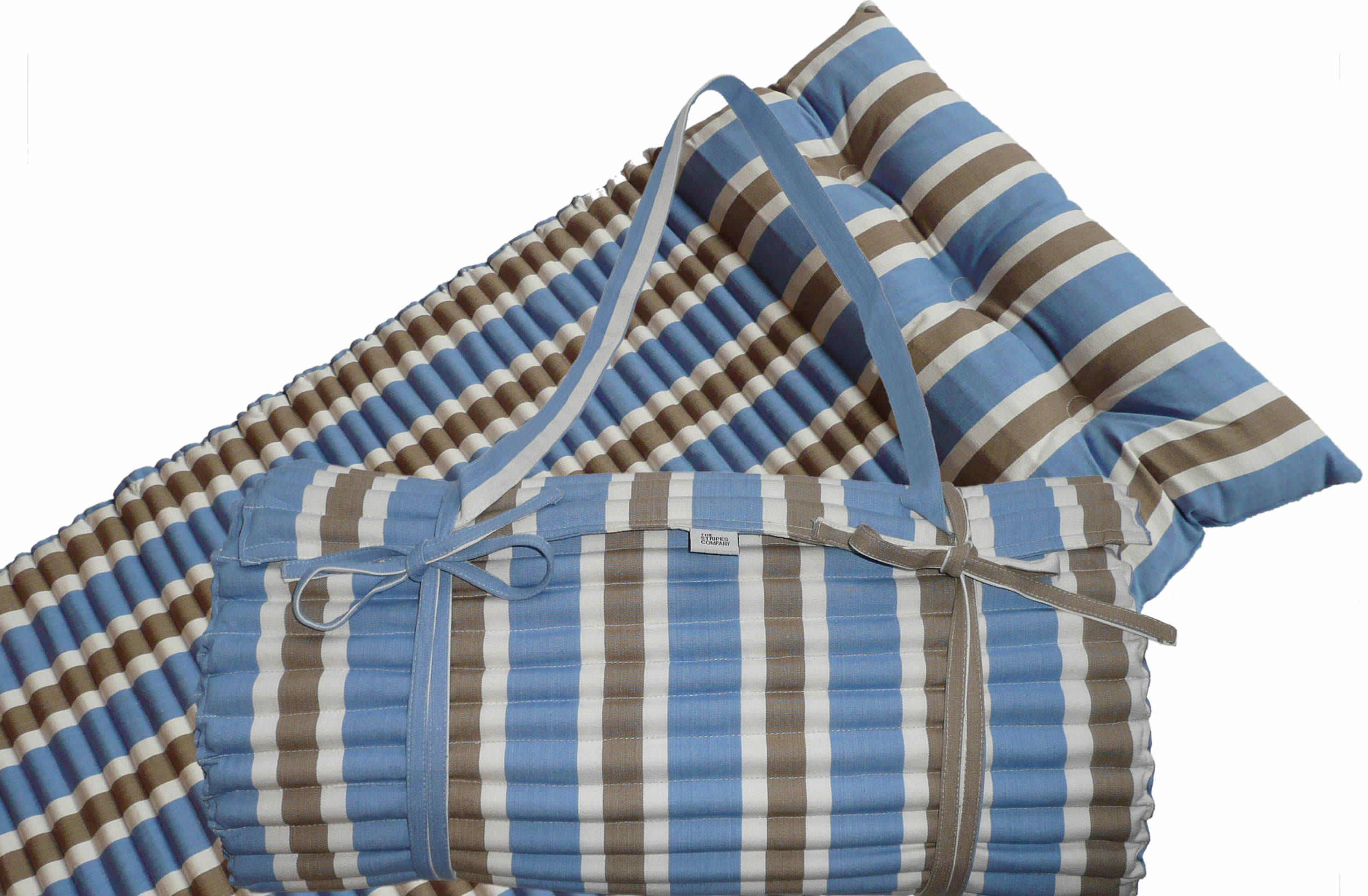 Blue Beach Mats | Roll Up Beach Mattress with Pillow