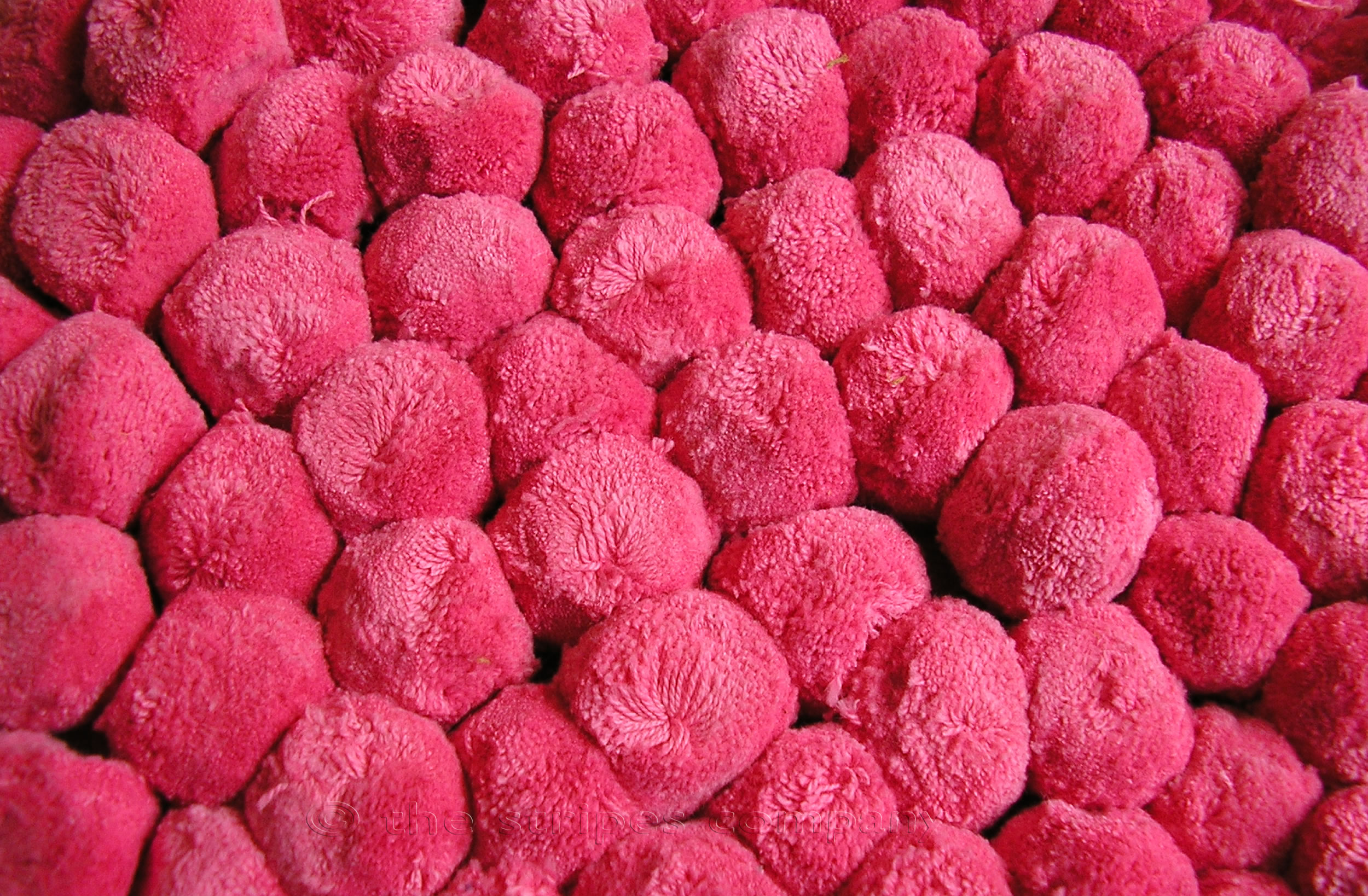 Dusky Pink  Bobble Fringes |  Dusky Pink Pom Pom Trim 2.5cm 