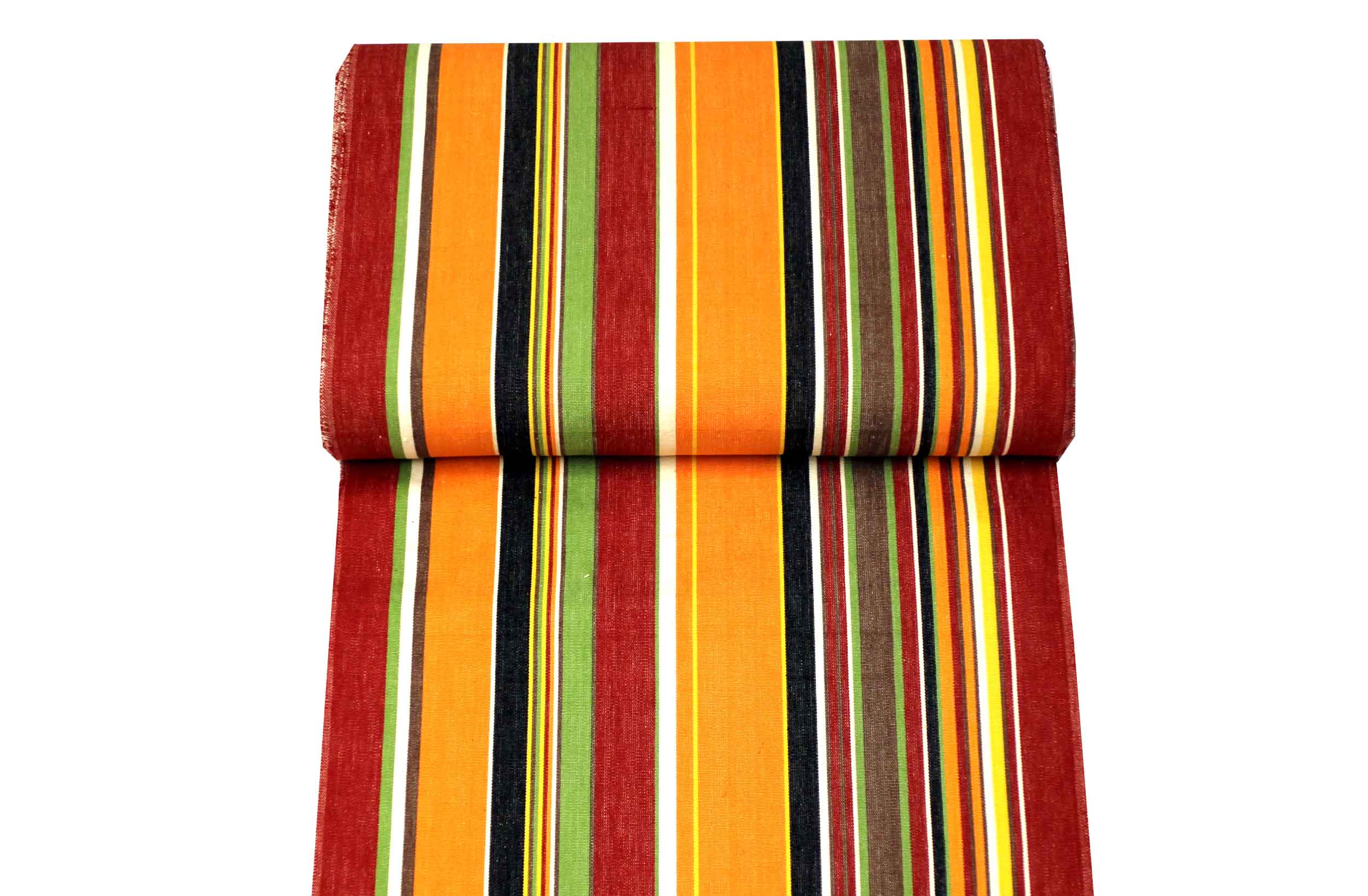 Orange Stripe Deckchair Canvas - Skipping