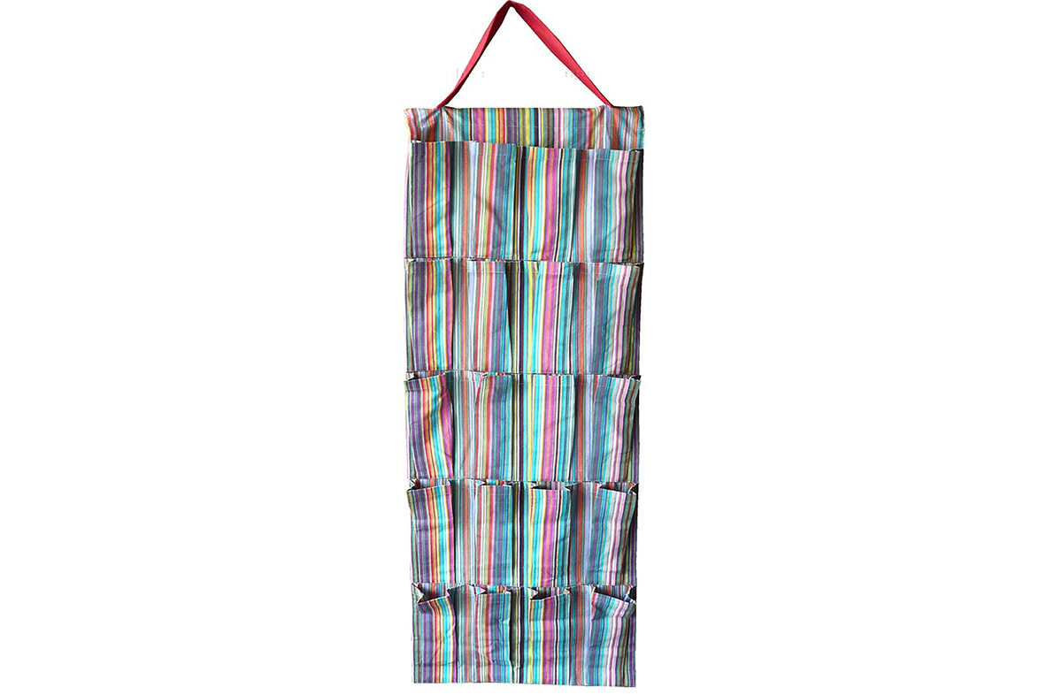 Hanging Storage Organiser - Rainbow Stripes