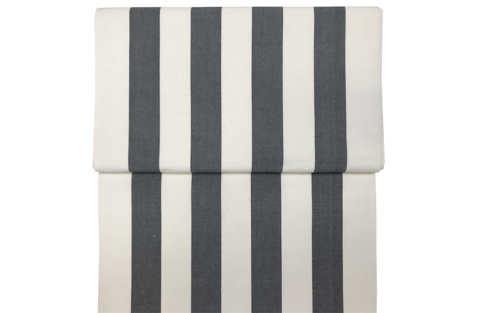 Grey and White Stripe Directors Chair Covers