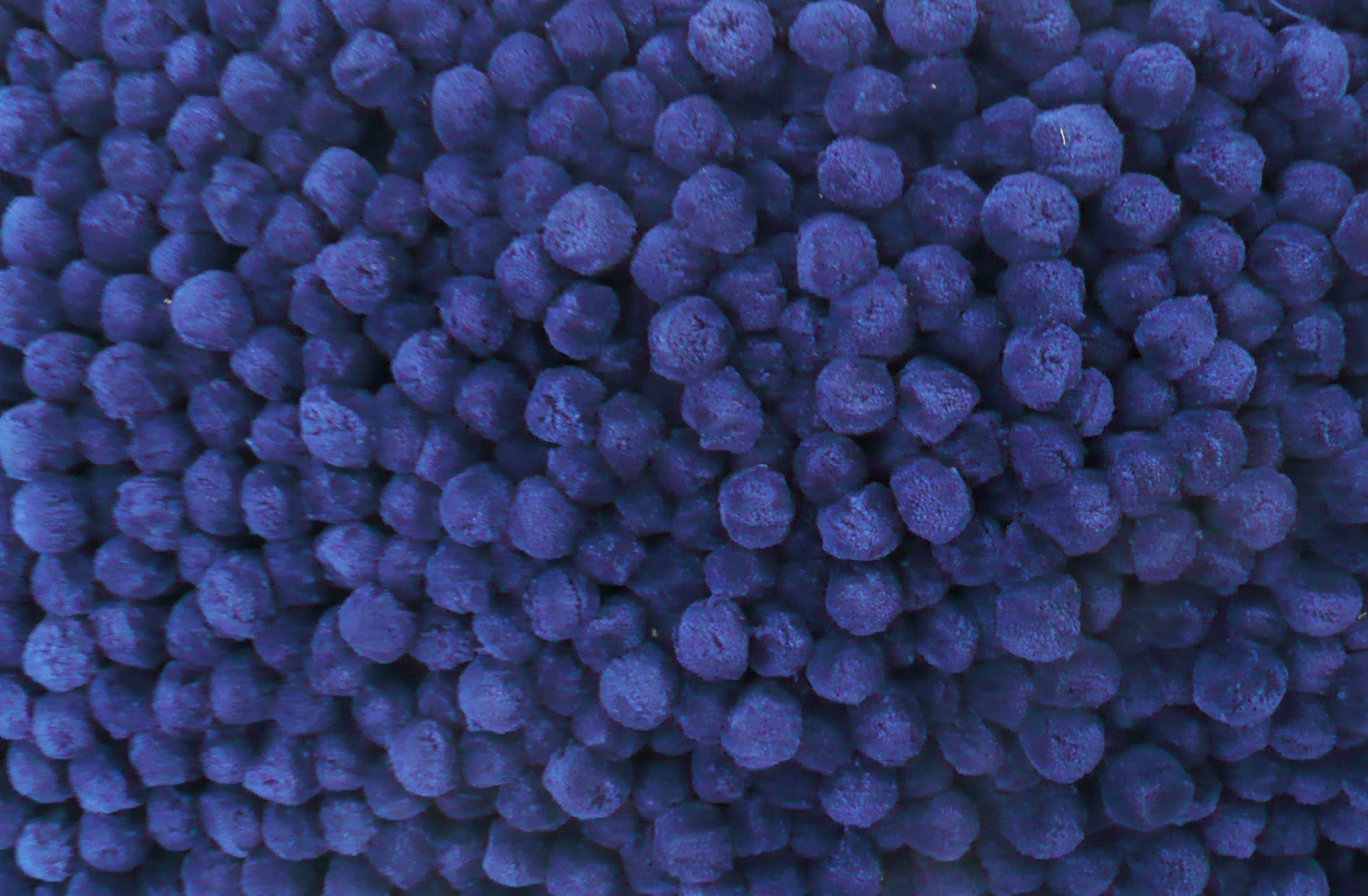 Dark Blue Bobble Fringes | Navy Bobble Trim | Pompom Fringes | Bobbles 1.5cm diameter Dark Blue