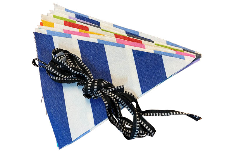 Sew Your Own Stripe Bunting Kit - Classic Deckchair Stripes