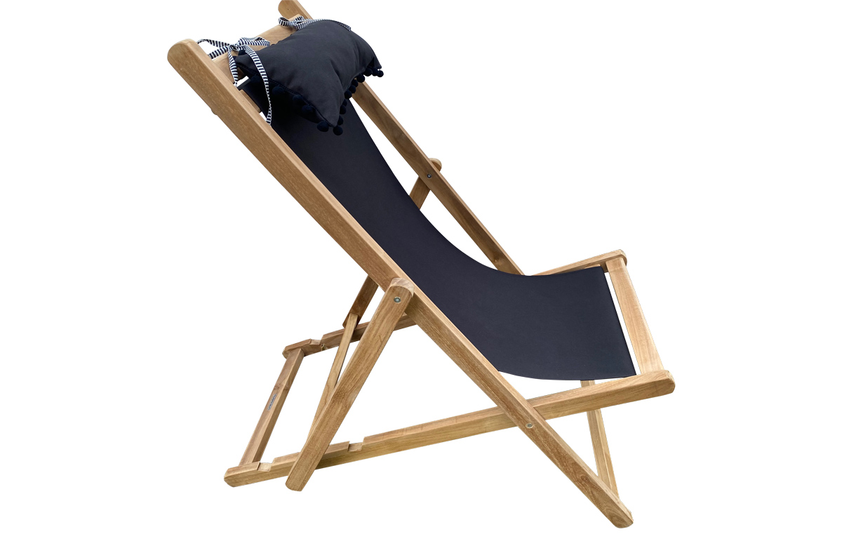 Black Premium Deck Chairs