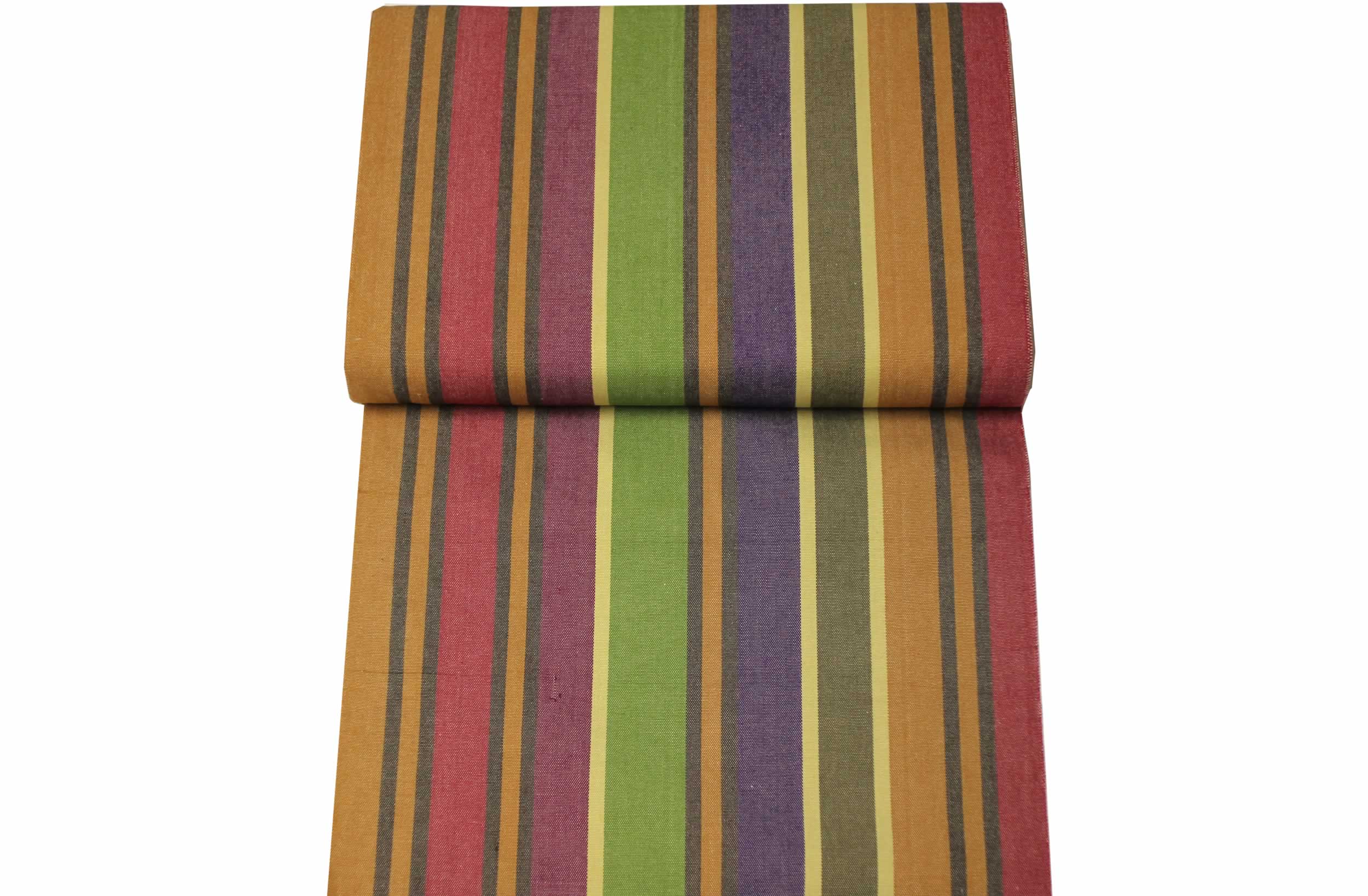 Green, Caramel Replacement Deck Chair Sling - Yoga Stripe  