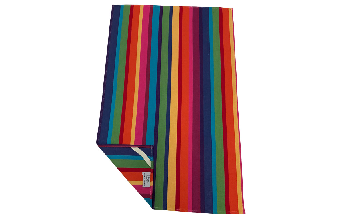 Rainbow Stripe Tea Towels | The Stripes Company