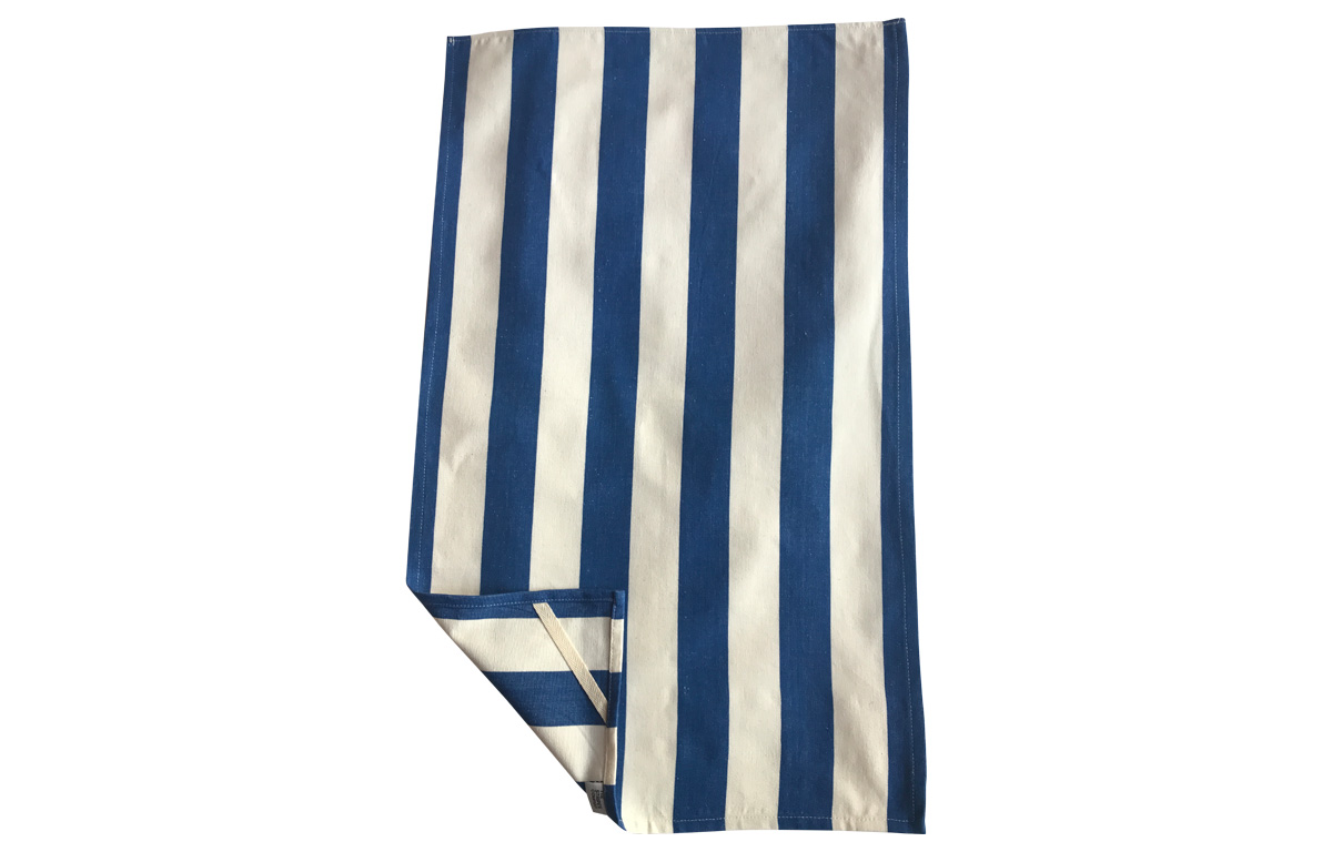 Blue and White Stripe Tea Towels