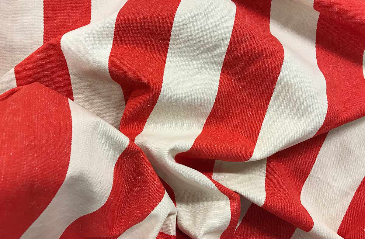 Red and White Striped Fabrics | Striped Curtain Fabrics | Upholstery Fabrics  Red White Stripes