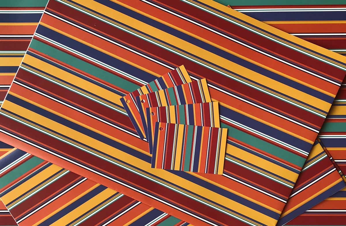 MultiStripe Wrapping Paper from The Stripes Company