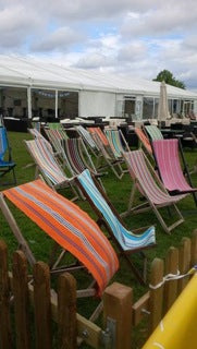 Tour de France Deckchairs in Harrogate