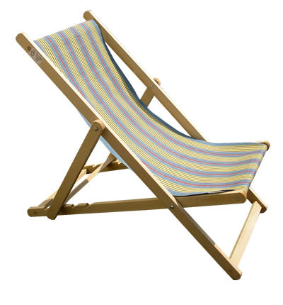 Deckchairs covered in Vintage Deckchair Canvas