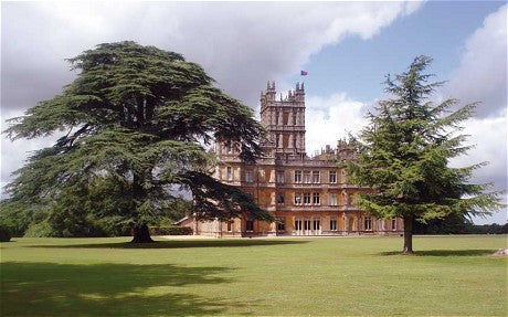 Deckchairstripes on Downton Abbey...