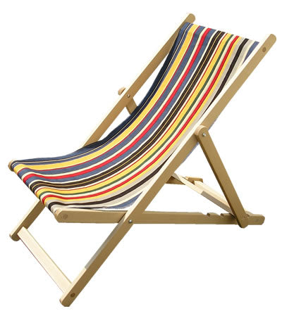Traditional Folding Wooden Deckchairs