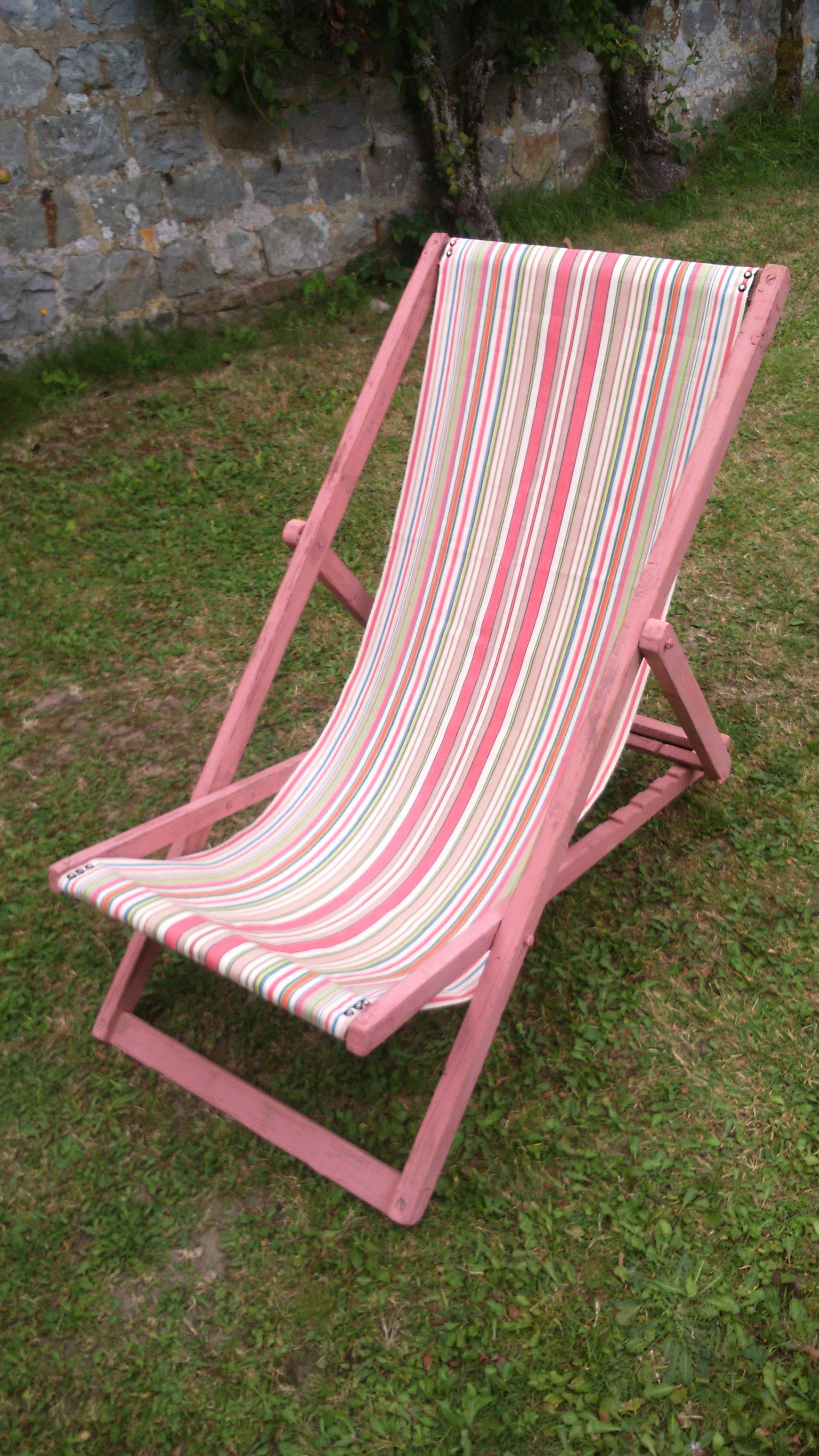 Vintage Deckchair Canvas