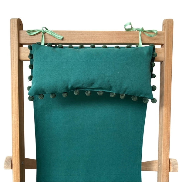 garden chair headrest green