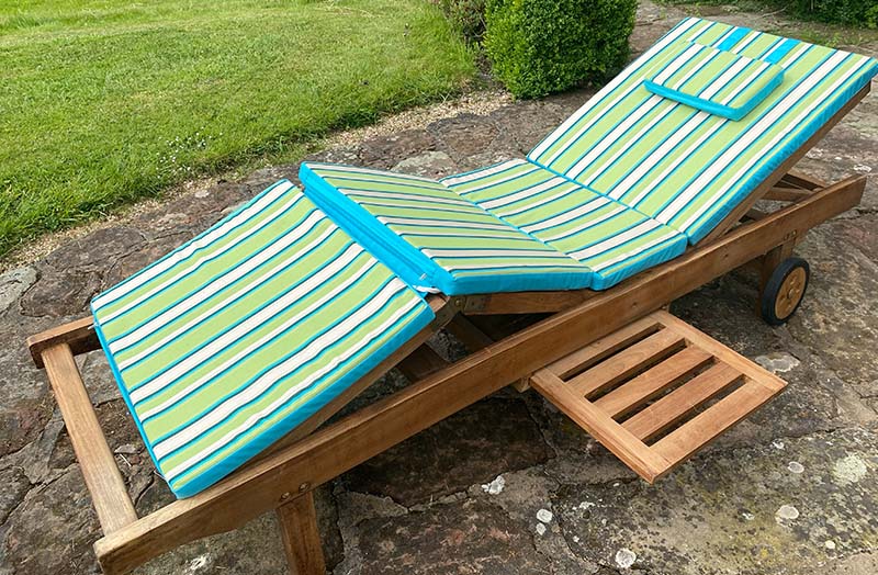 sun lounger cushions agora botanic turkis