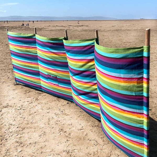 5 Pole Beach Windbreaks with Bag