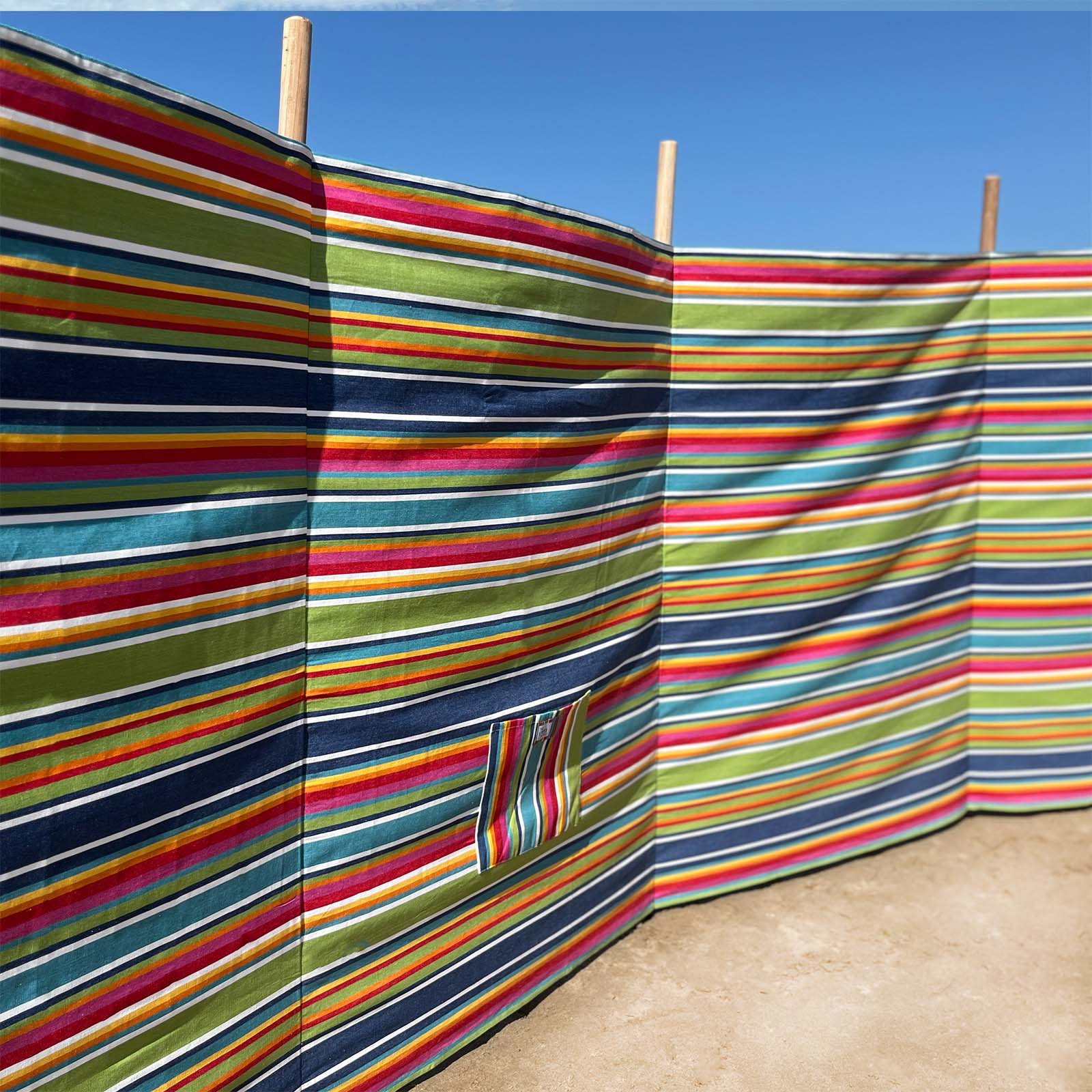 5 Pole Beach Windbreaks with Bag