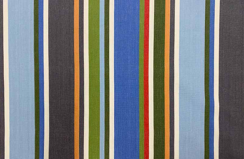 cotton fabric pale blue grey stripe