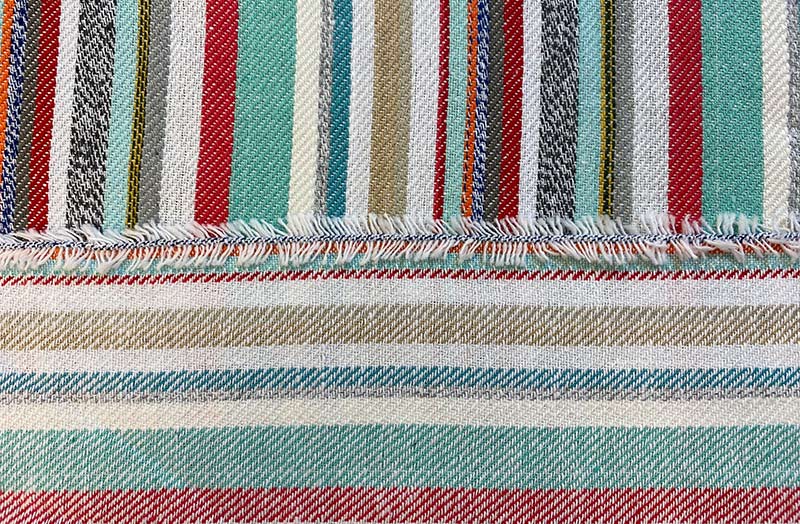 reverse side brushed cotton ticking