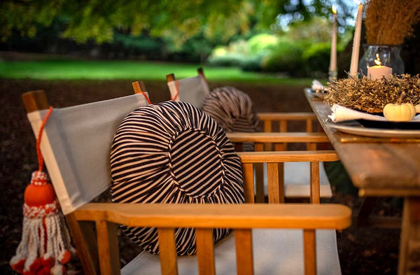 Round Stripe Cushions