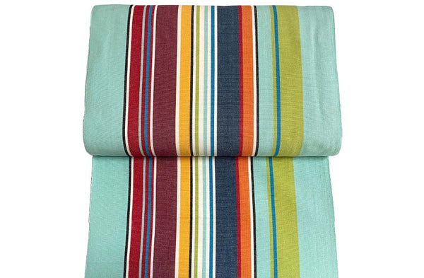 deckchair canvas stripe turquoise navy red lime