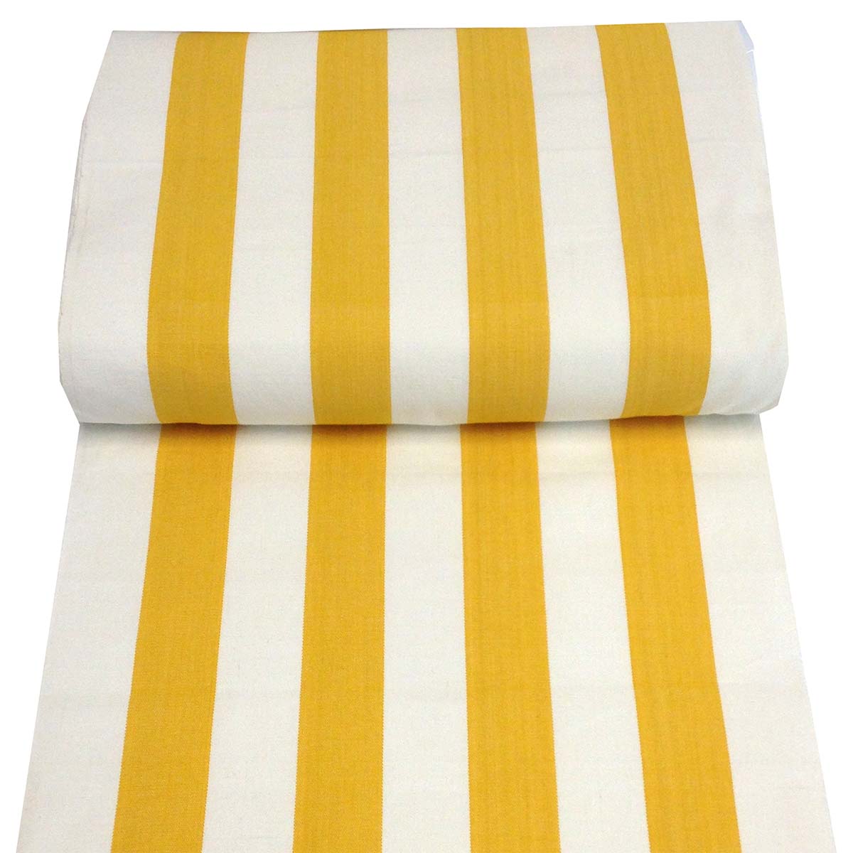 deckchair canvas yellow and white stripe