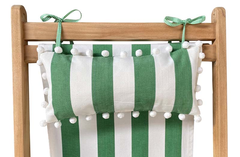 deckchair-headrest-green-white-stripe-white-pompoms-on-deckchair.jpg