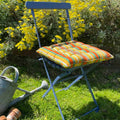 colourful stripe seat pads