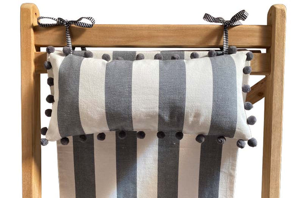 grey-white-stripe-headrest-charcoal-grey-pompoms-on-deckchair.jpg