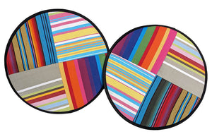 multi stripe chefs pads