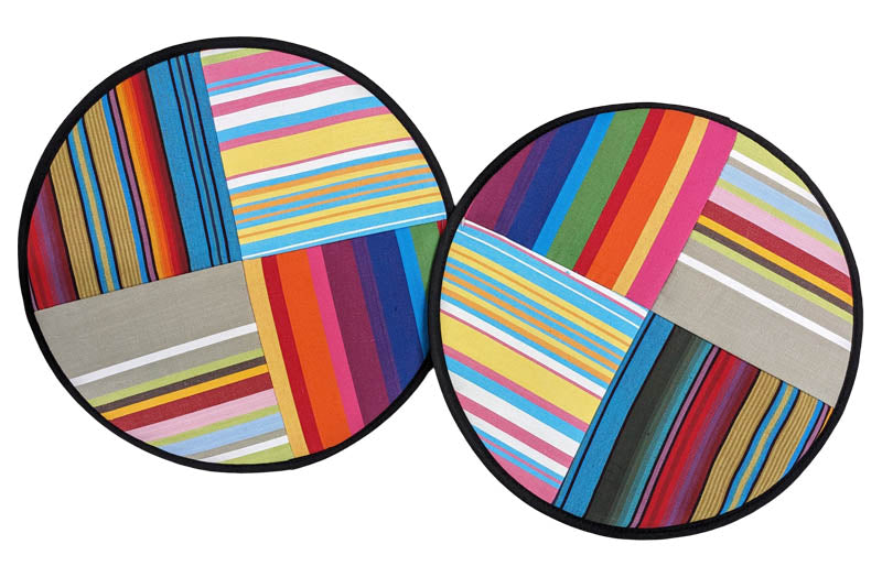multi stripe chefs pads