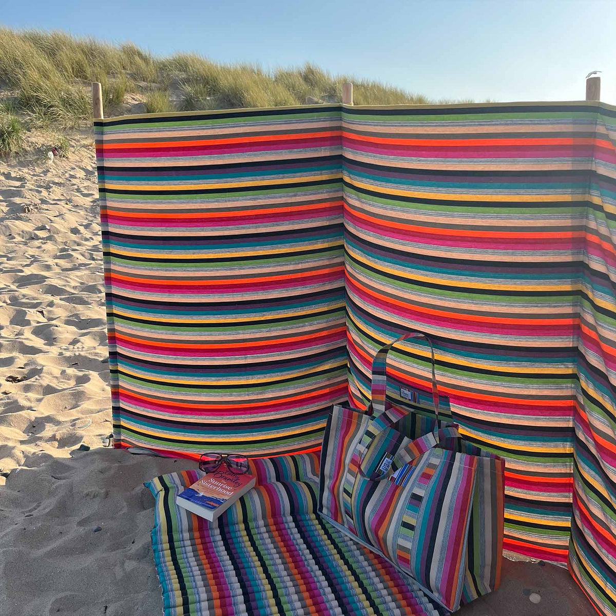 5 Pole Beach Windbreaks with Bag