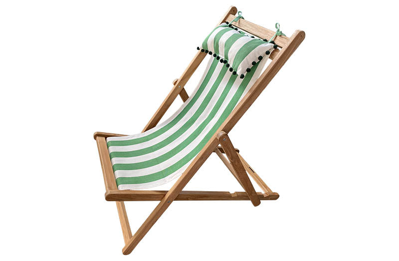 polevault-headrest-green-pompoms-on-deckchair-side-view.jpg