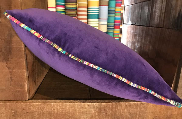 Velvet Cushion Covers with Piping