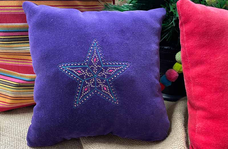 Velvet Alphabet Cushions