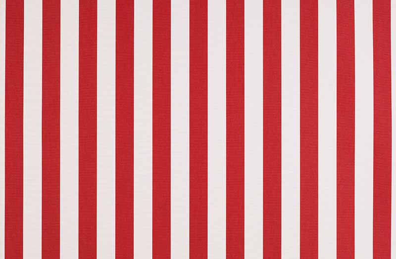 water repellent fabric red and white stripe