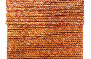 orange grey twisted cord for bunting