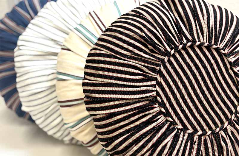 Round Stripe Cushions