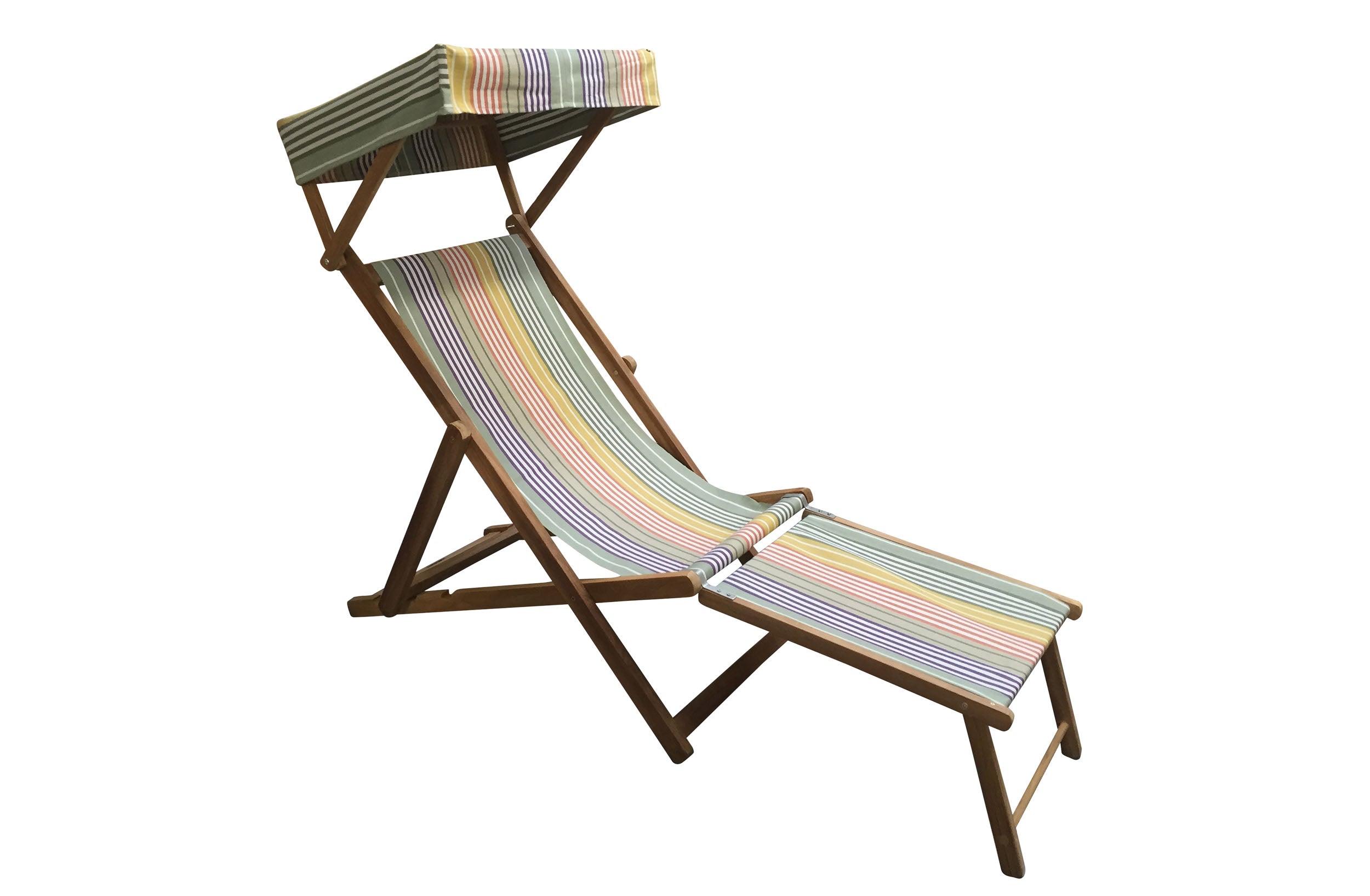 sage green edwardian deckchair