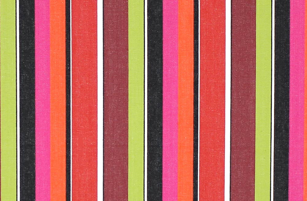 black pink lime stripe material