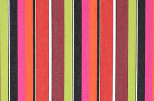 black pink lime stripe material