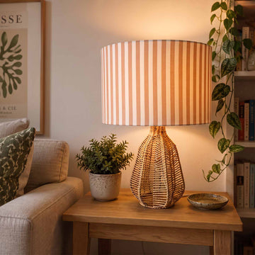 Striped Fabric Lampshades